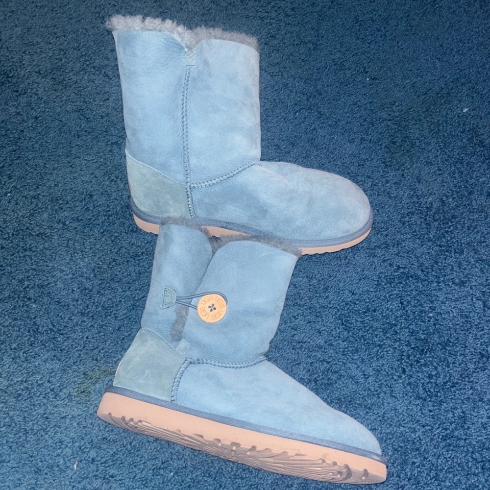 UGG Blue Shearling Winter Boots